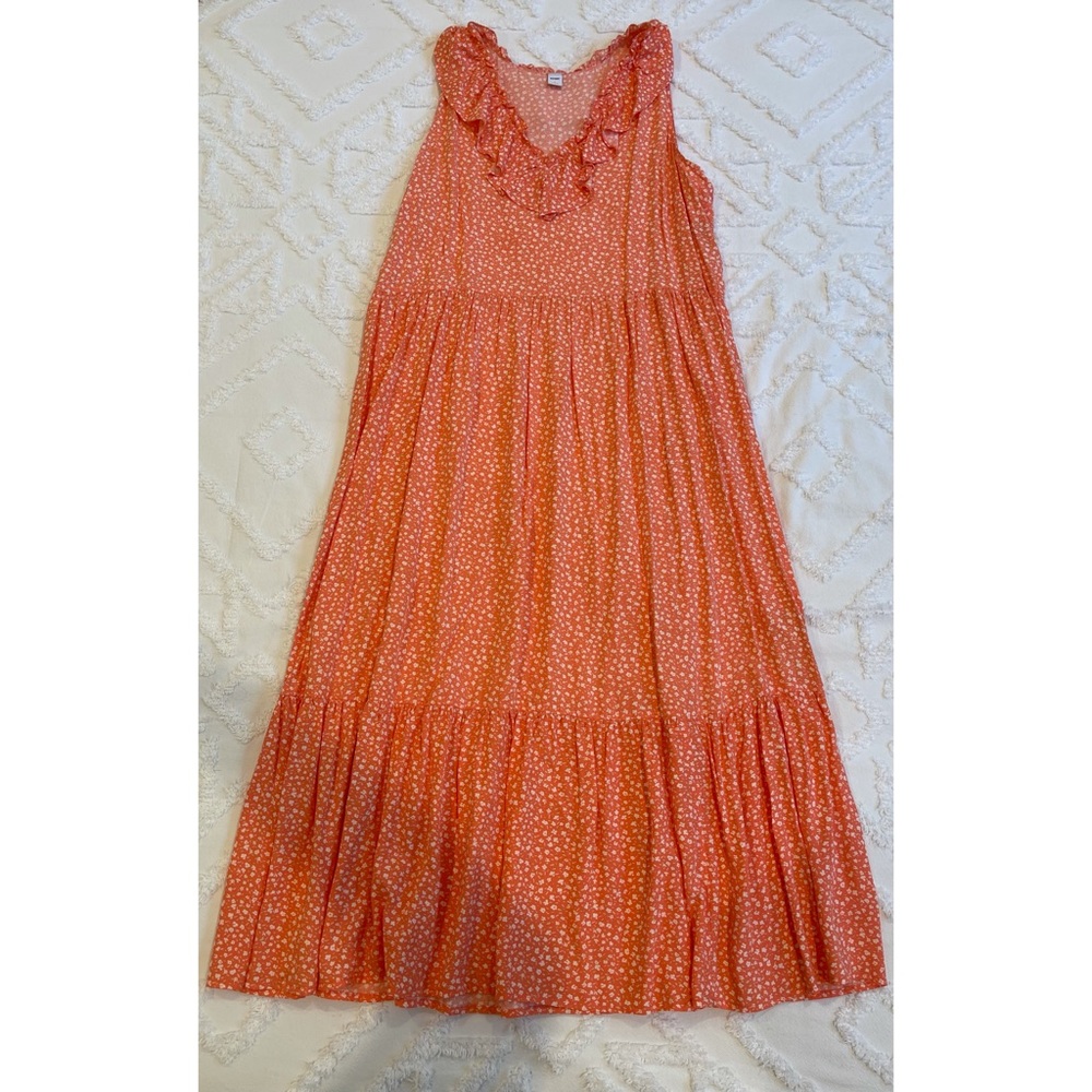 Coral floral Old Navy dress